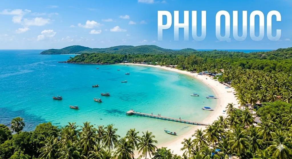 Biển Phú Quốc — điểm đến của tàu cao tốc từ Hà Tiên và Rạch Giá