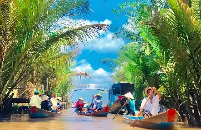 TOUR ĐỊA ĐẠO CỦ CHI & TRẢI NGHIỆM MIỀN TÂY SINH THÁI BẾN LỨC (ảnh 5)