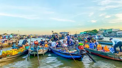 Bình minh trên sông: Chợ nổi Cái Răng và Vườn trái cây (ảnh 3)