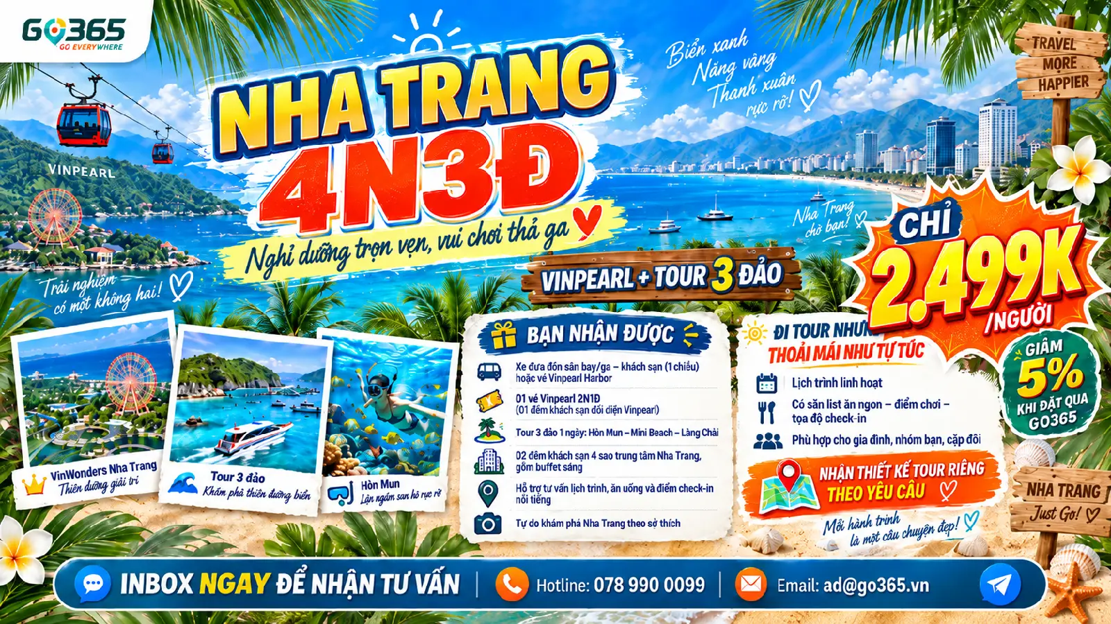 COMBO NHA TRANG 4 NGÀY 3 ĐÊM — Nha Trang — Khánh Hòa, Việt Nam