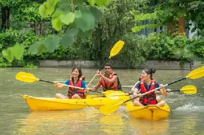 Combo thư giãn: vườn chim Thung Nham + tắm khoáng Kênh Gà (ảnh 4)