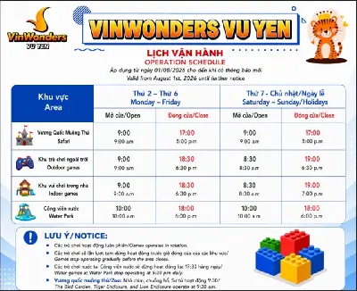 Vé Công Viên Giải Trí VinWonders Vũ Yên | Hải Phòng (ảnh 3)