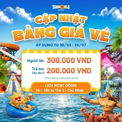Vé Công Viên Nước Sun World Sầm Sơn Thanh Hóa 2026 (ảnh 2)